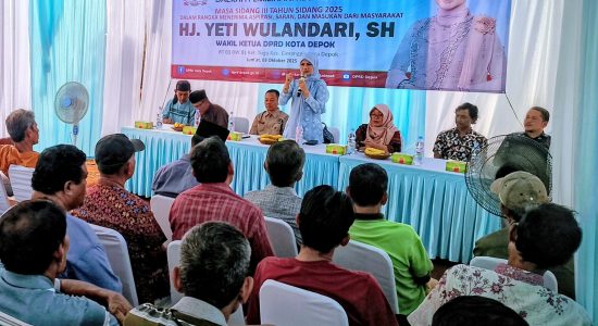 Reses Yeti Wulandari Langsung Aksi Tanggulangi Persoalan Banjir di Cimanggis Depok