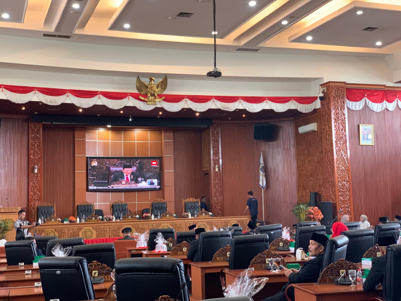 Rapat Paripurna Hari Kemerdekaan ke-79 RI di DPRD Depok