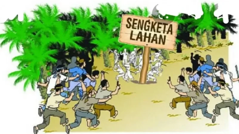 Ilustrasi lahan sengketa warga eks gogol