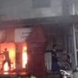 Jelang Berbuka Puasa Ruko di Magetan Terbakar