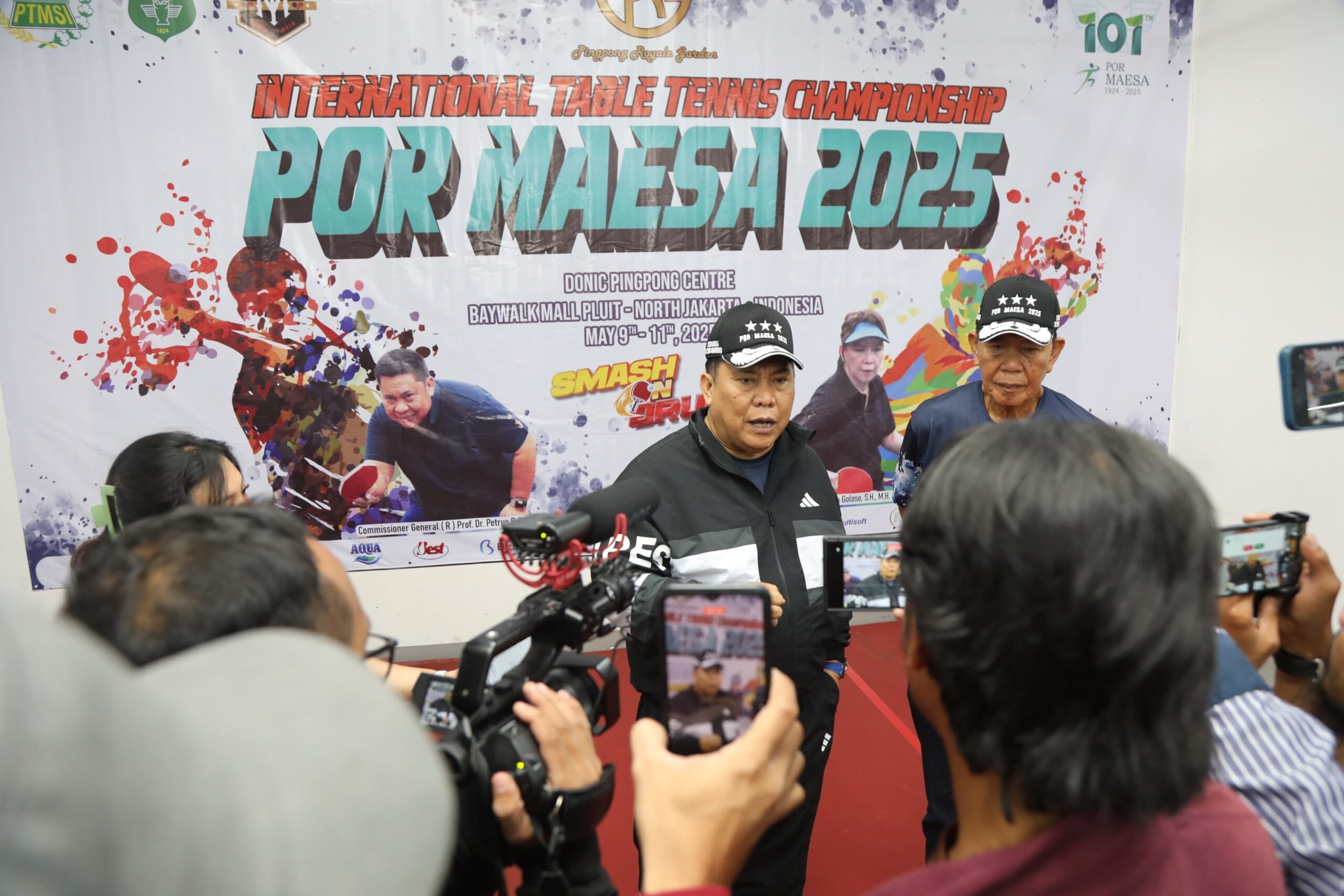 Komjen Pol. (P). Petrus Reinhard Golose Gelar International Table Tennis Championship POR MAESA 2025