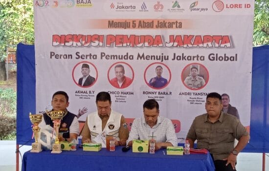 Forum diskusi publik bertema “Peran Serta Pemuda Menuju Jakarta Global” yang diselenggarakan oleh Barisan Jakarta Foundation (BAJA) di Tebet Eco Park, Selasa, 29 Juli 2025.