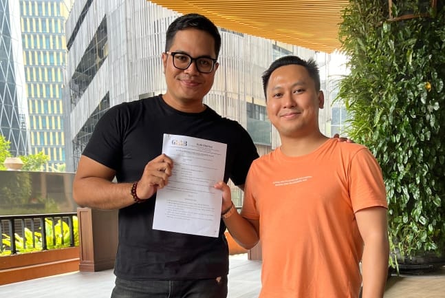 Dewa Morrison bersama founder Glab Creative, Leo Asali Jalin Kerjasama di Bidang Konten Digital