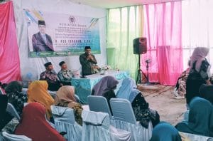 Legislator Fraksi PKB Depok, Ade Ibrahim saat reses sidang III tahun 2025 di Tugu, Cimanggis Depok