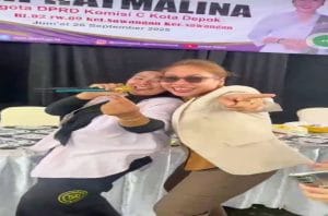 Qori Hatmalina dalam suasana usai reses sidang III tahun 2025 di Cinangka, Sawangan Depok